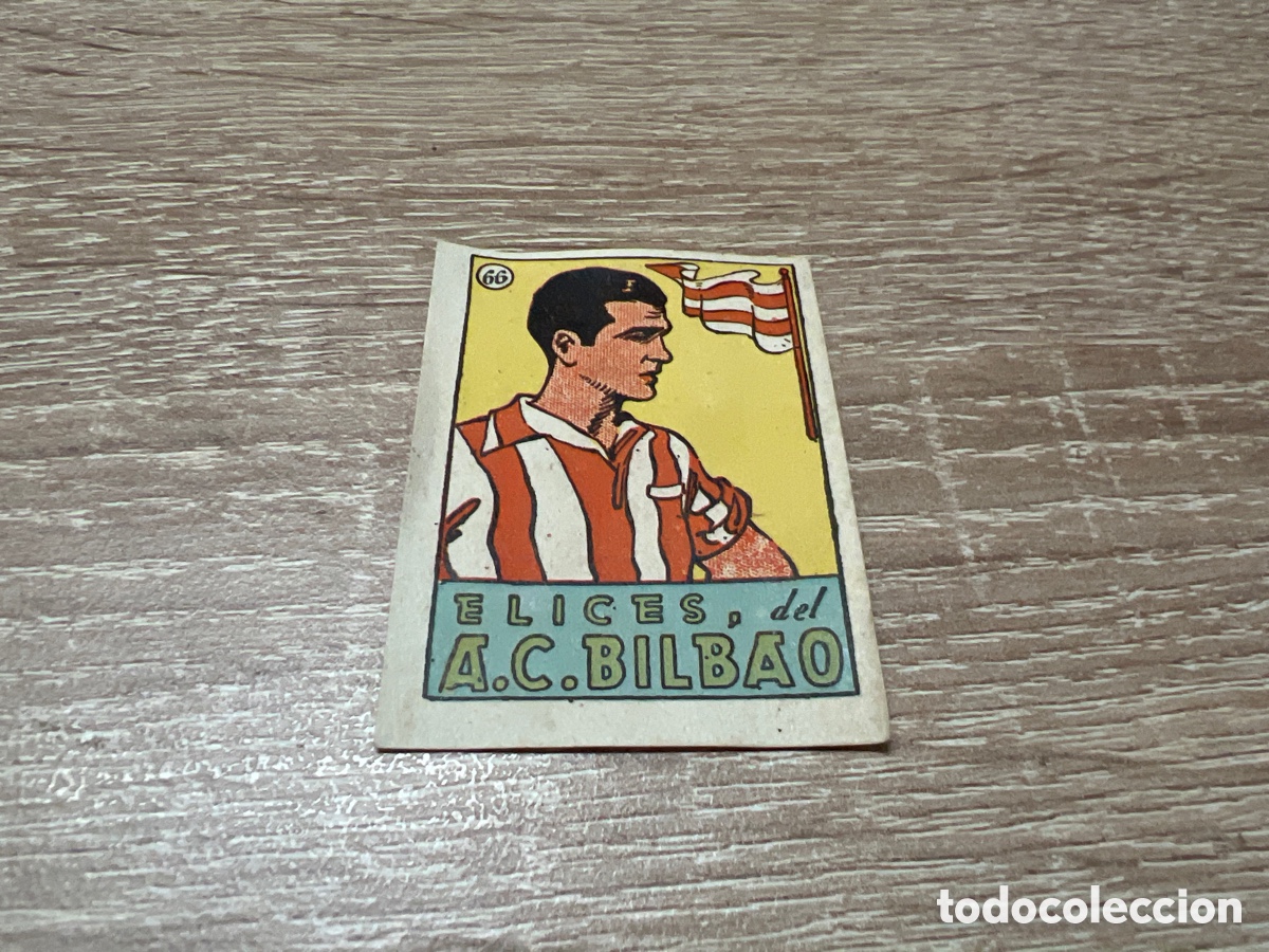 Cromos de Futebol: 1939 ELICES A.C.BILBAO N&ordm; 66 BRUGUERA