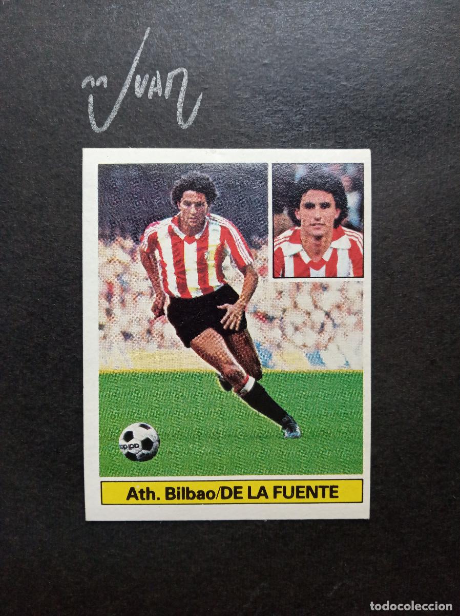 Cromos de f&uacute;tbol: DE LA FUENTE ATHLETIC BILBAO ESPA&Ntilde;A MUNDIAL 2026 ⚽ EDICIONES ESTE &reg; 1981 1982 81 81 LEVE DESPEGADO