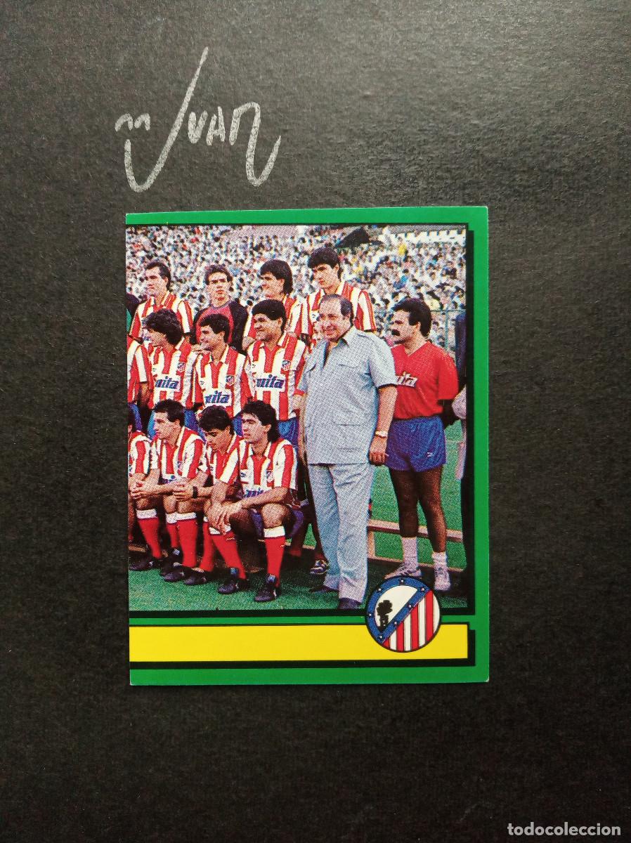 Cromos de f&uacute;tbol: N&ordm; 21 PLANTILLA ATLETICO MADRID JESUS GIL ⚽ PANINI &reg; 1989 1990 89 90 LIGA FUTBOL SIN PEGAR NUNCA
