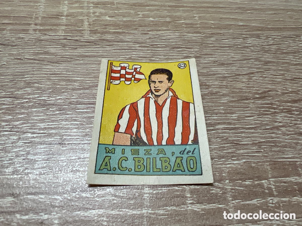 Cromos de Futebol: 1939 MIEZA ATH BILBAO N&ordm; 53 BRUGUERA