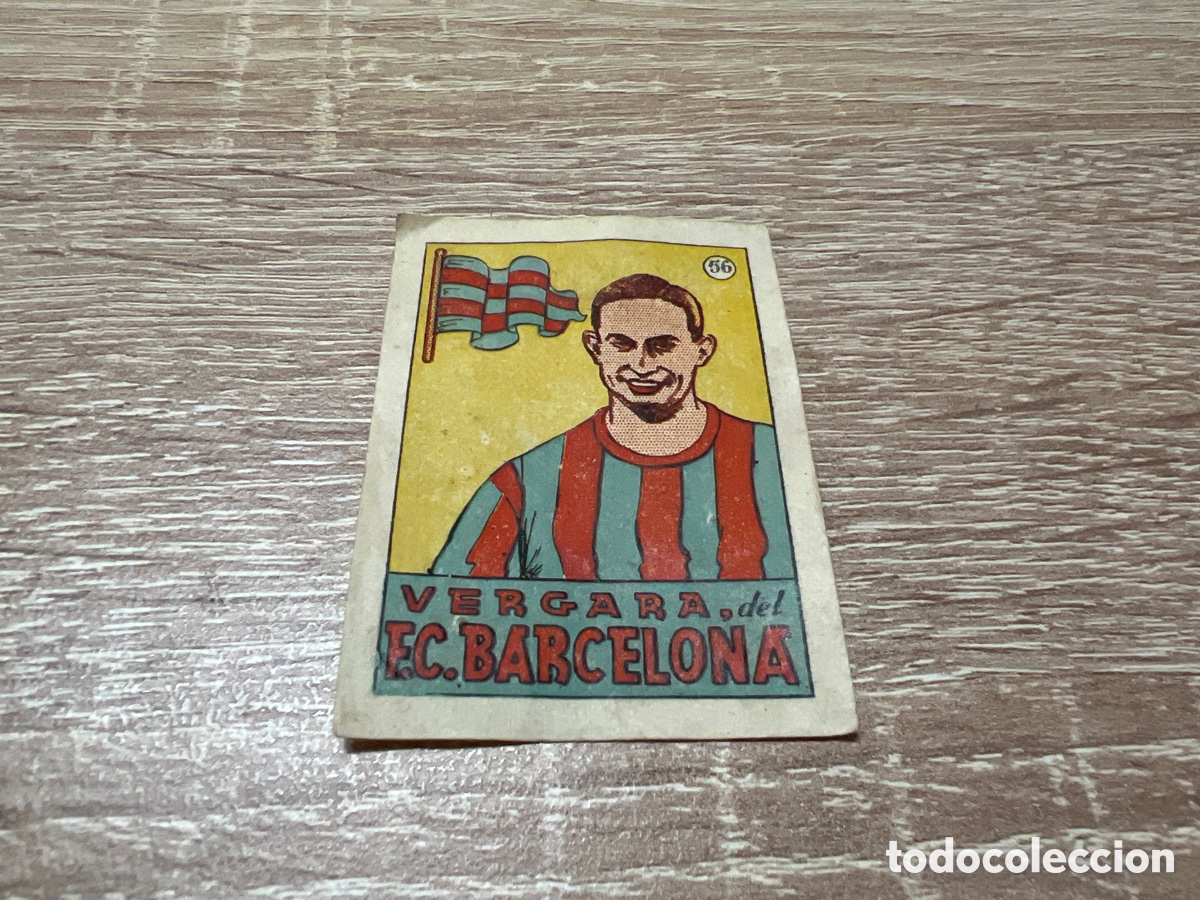 Cromos de Futebol: 1939 VERGARA FC BARCELONA N&ordm; 56 BRUGUERA