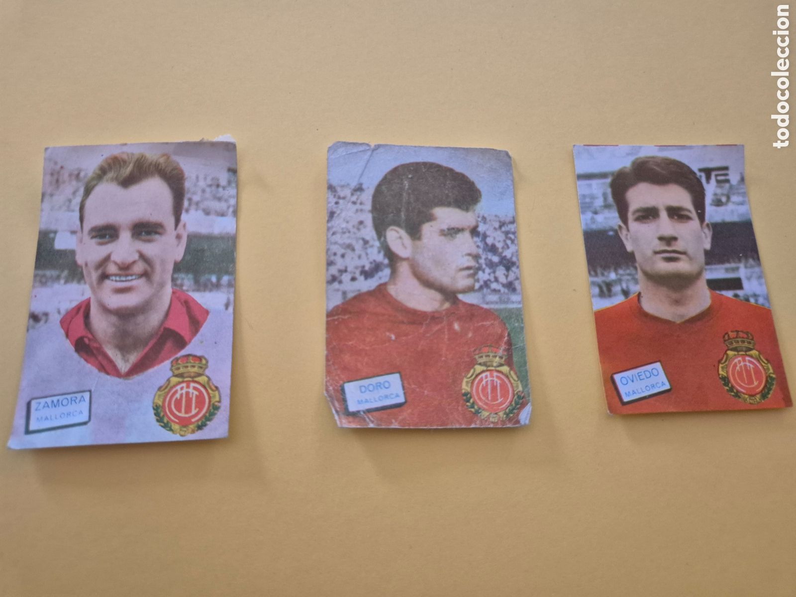 Football Stickers: DORO OVIEDO Y ZAMORA MALLORCA FHER DISGRA LIGA 1961 1962 61 62