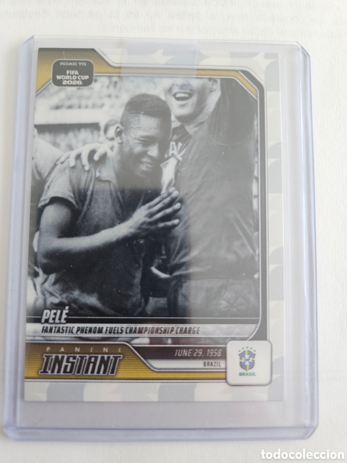 Cromos de f&uacute;tbol: PANINI INSTANT FIFA WORLD CUP 2026 N&ordm; RTWC1 PELE (BRASIL)