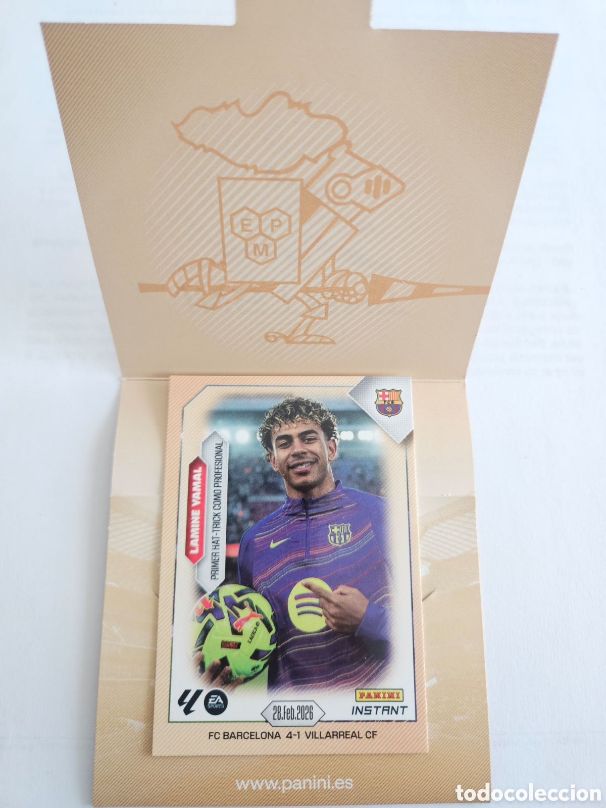 Cromos de f&uacute;tbol: PANINI INSTANT LA LIGA 25/26 2025/2026 #1 LAMINE YAMAL (F.C. BARCELONA) EDIION LIMITADA /12497