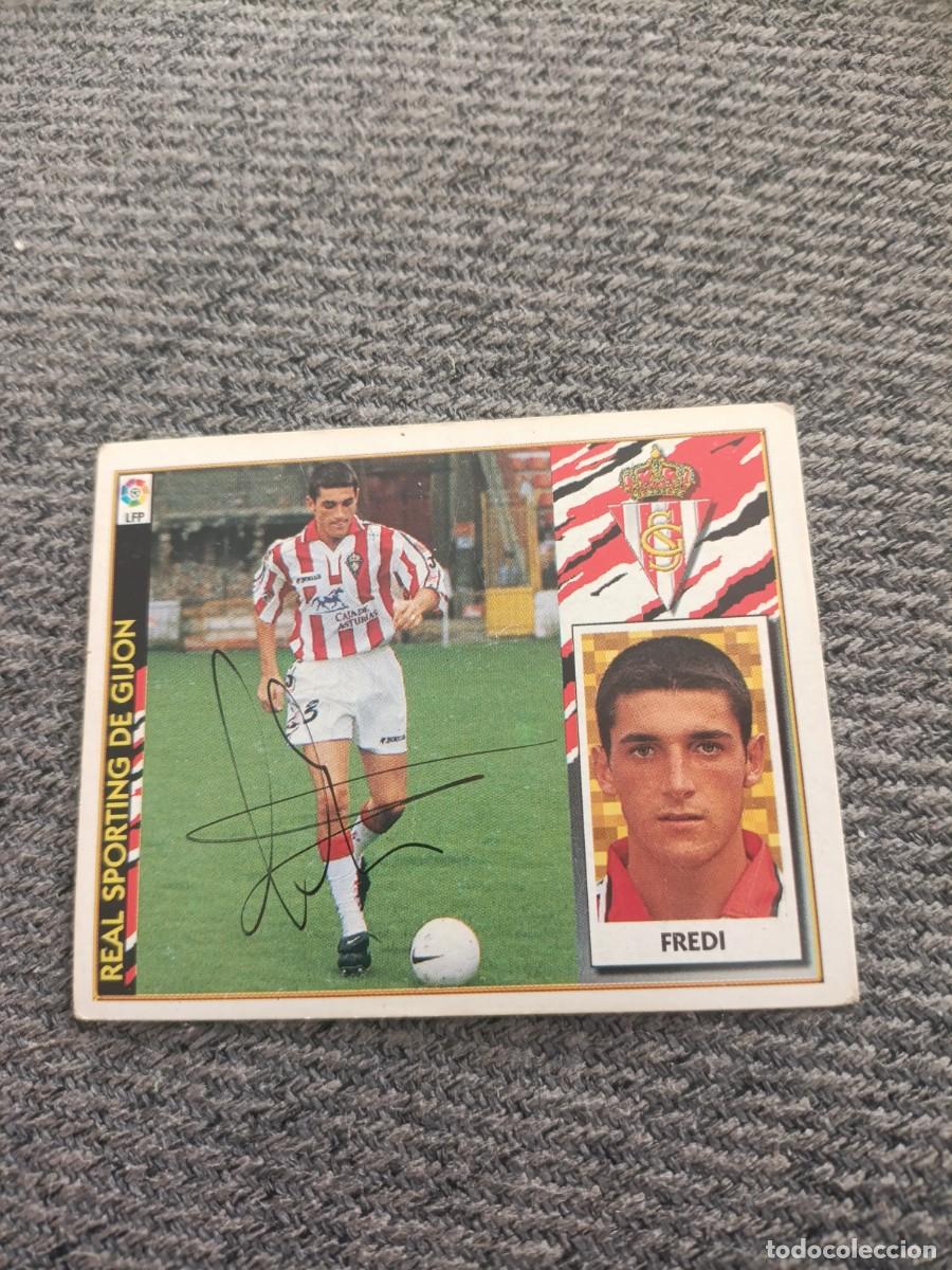 Cromos de f&uacute;tbol: Auto original de Fredi Sporting de Gij&oacute;n - Foto 1