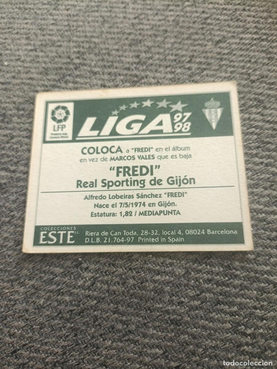 Cromos de f&uacute;tbol: Auto original de Fredi Sporting de Gij&oacute;n - Foto 2