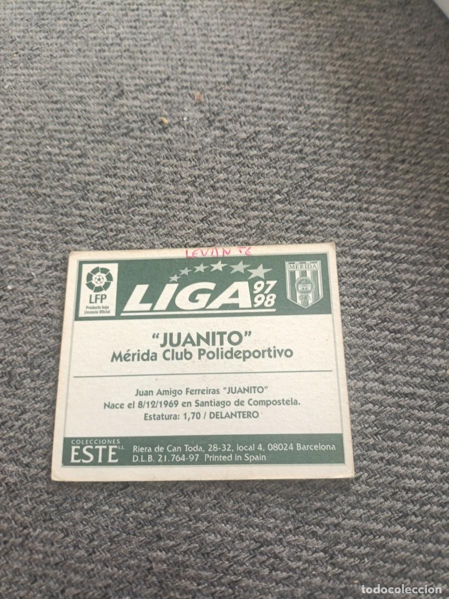 Cromos de f&uacute;tbol: Auto original de Juanito Merida - Foto 2