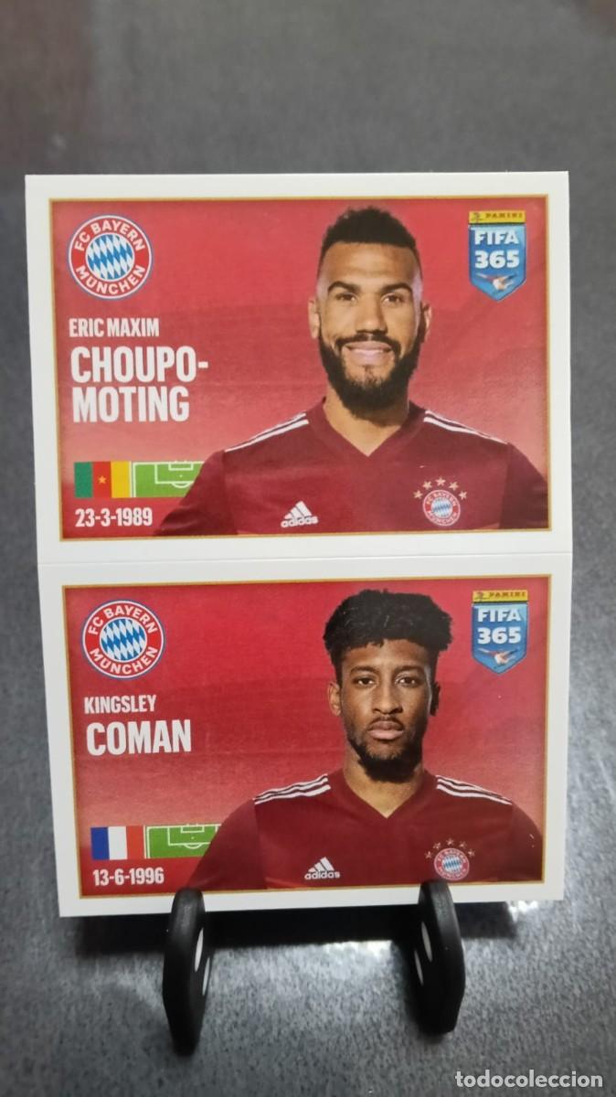 Cromos de f&uacute;tbol: Fifa 365 2021 2022 Choupo-Moting Coman 191 Bayern Munchen Sin Pegar
