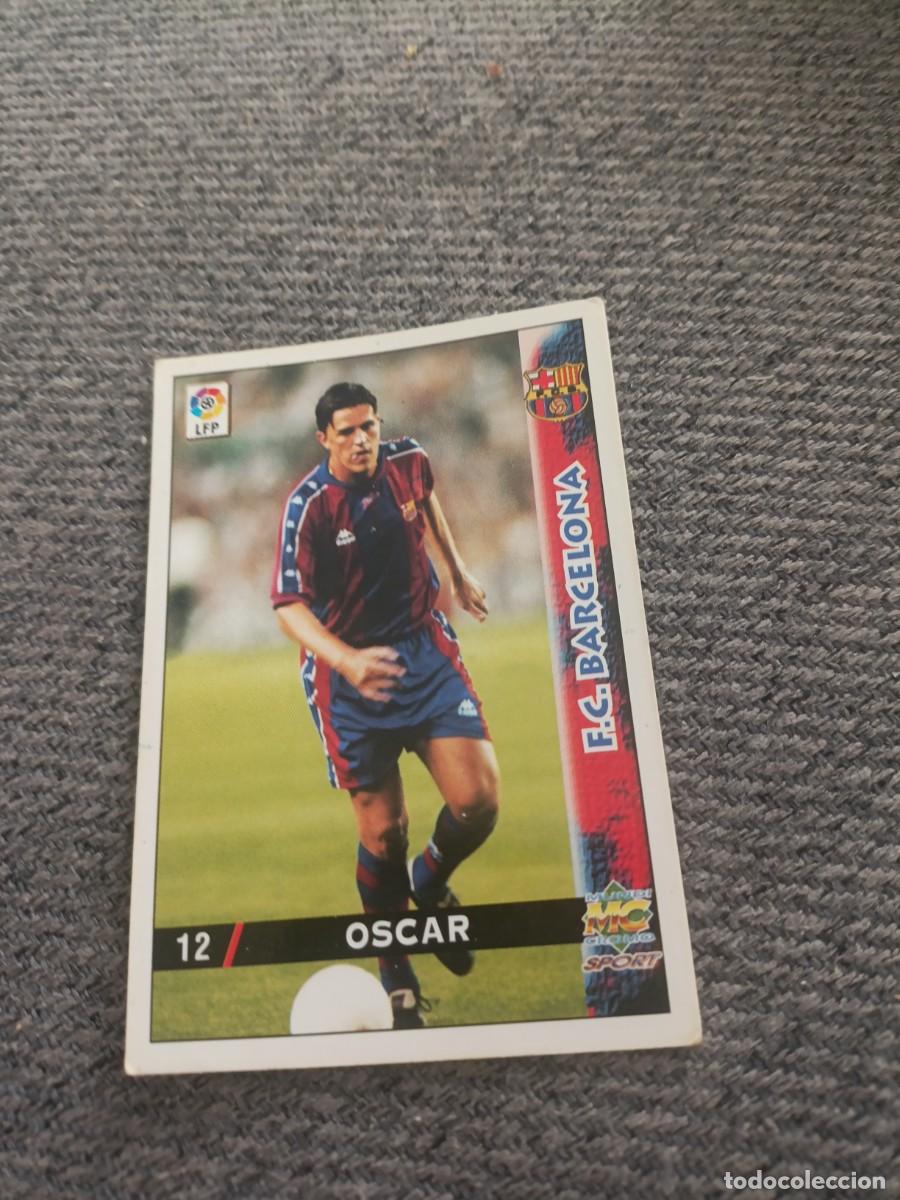 Cromos de f&uacute;tbol: Oscar Barcelona mundicromo 98/99