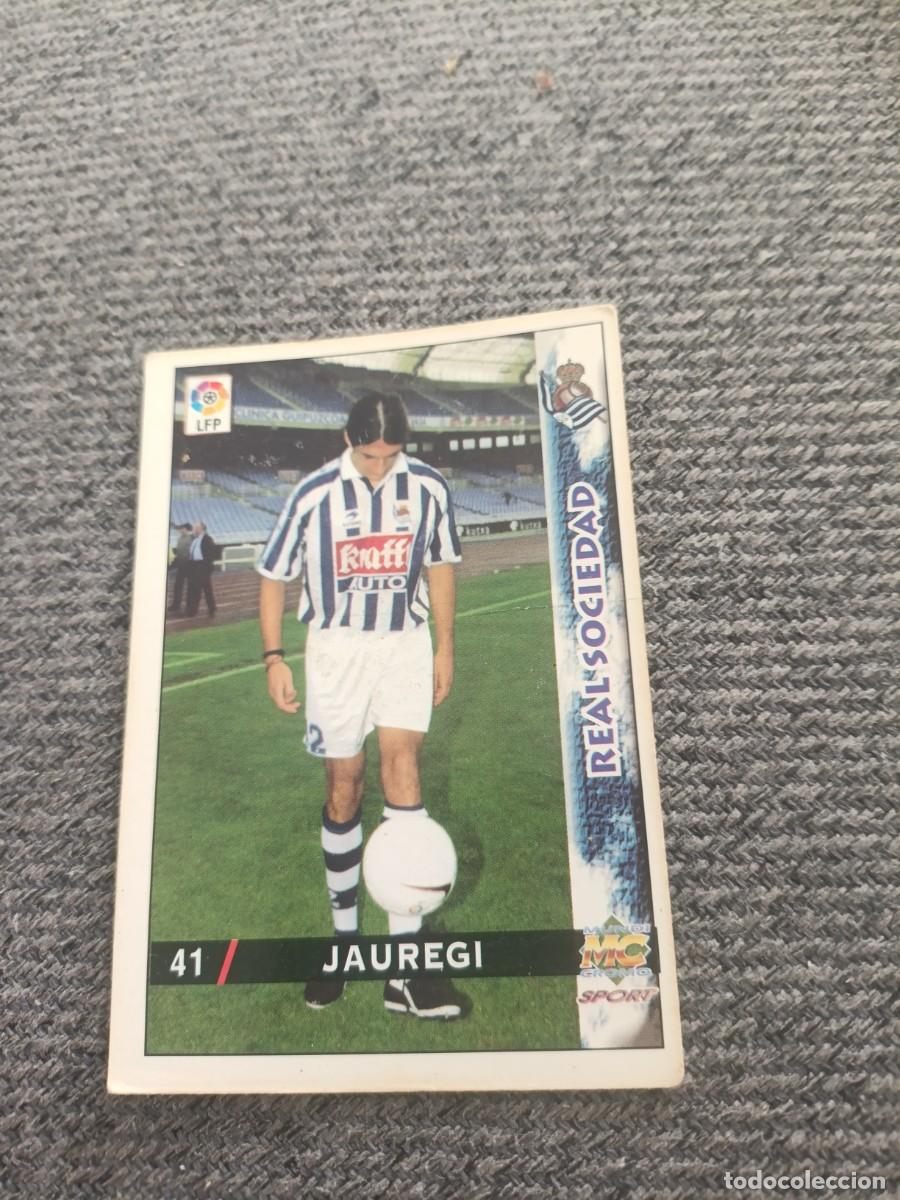 Cromos de f&uacute;tbol: Jauregui Real Sociedad mundicromo 98/99