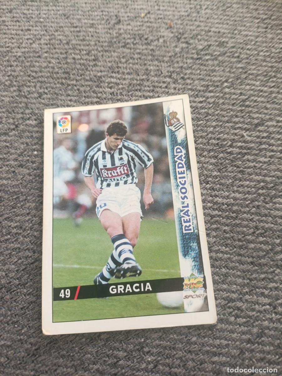Cromos de f&uacute;tbol: Gracia Real Sociedad mundicromo 98/99