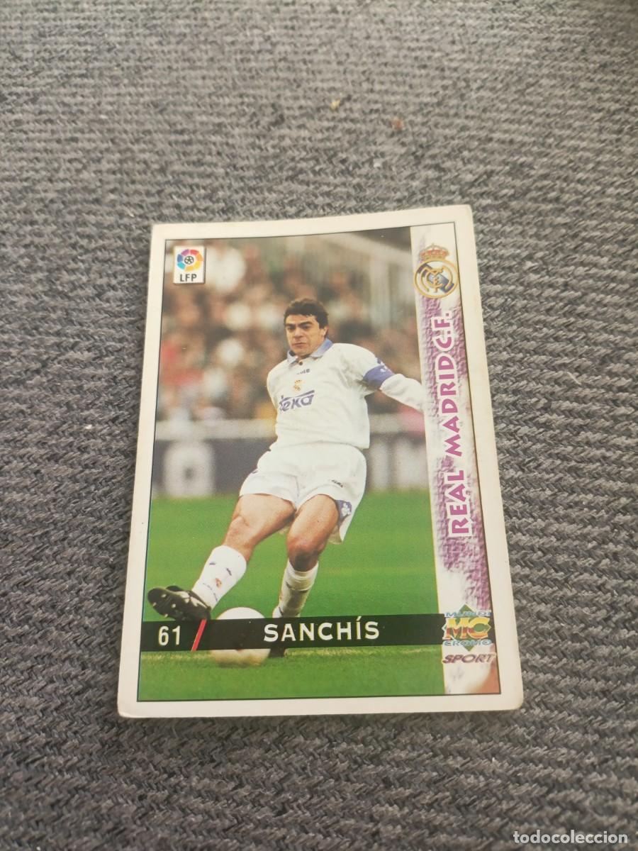 Cromos de f&uacute;tbol: Sanch&iacute;s Real Madrid mundicromo 98/99