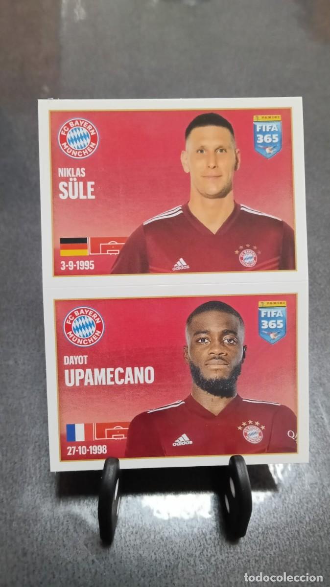 Cromos de f&uacute;tbol: Fifa 365 2021 2022 Sule Upamecano 187 Bayern Munchen Sin Pegar