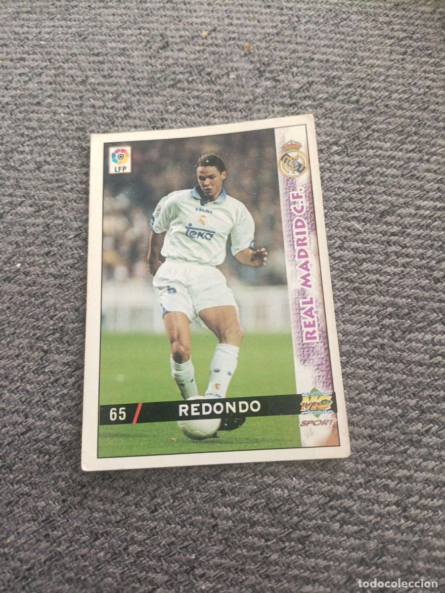 Cromos de f&uacute;tbol: Redondo Real Madrid mundicromo 98/99