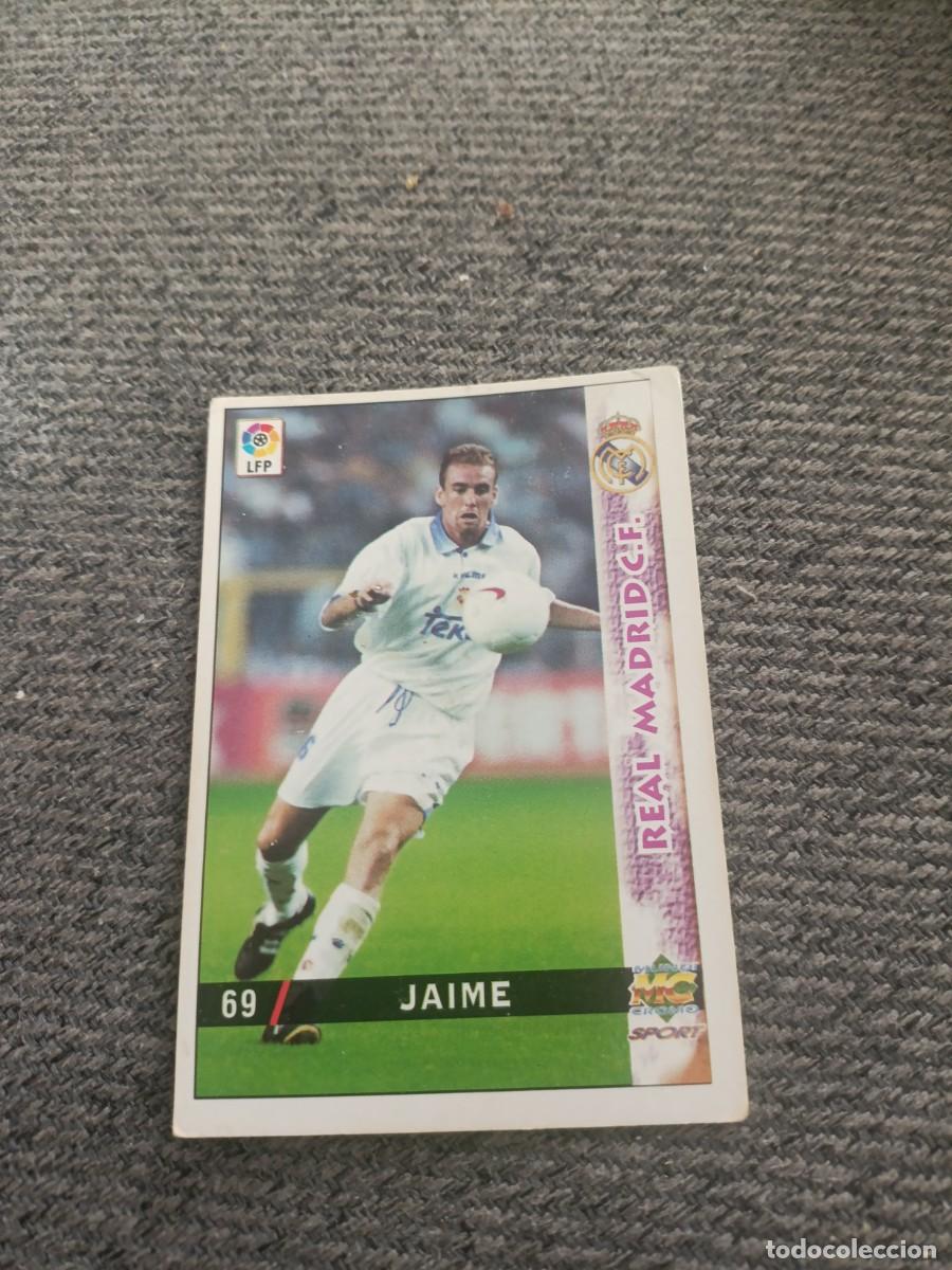 Cromos de f&uacute;tbol: Jaime Real Madrid mundicromo 98/99