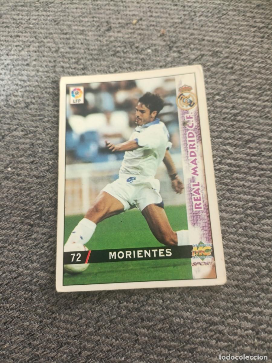 Cromos de f&uacute;tbol: Morientes Real Madrid mundicromo 98/99