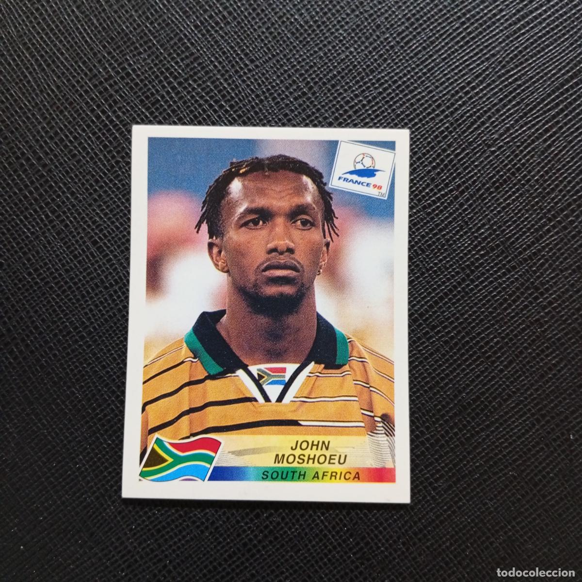Cromos de f&uacute;tbol: 185 JOHN MOSHOEU SOUTH AFRICA PANINI 1998 MUNDIAL CROMO FUTBOL FRANCIA 98 - SIN PEGAR - A22 PG505