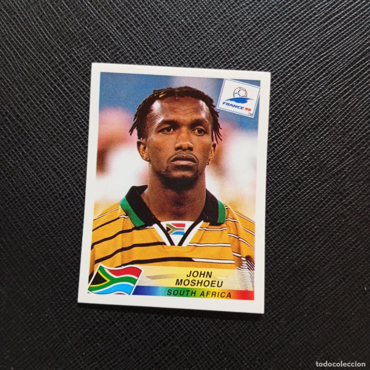 Cromos de f&uacute;tbol: 185 JOHN MOSHOEU SOUTH AFRICA PANINI 1998 MUNDIAL CROMO FUTBOL FRANCIA 98 - SIN PEGAR - A22 PG505 B