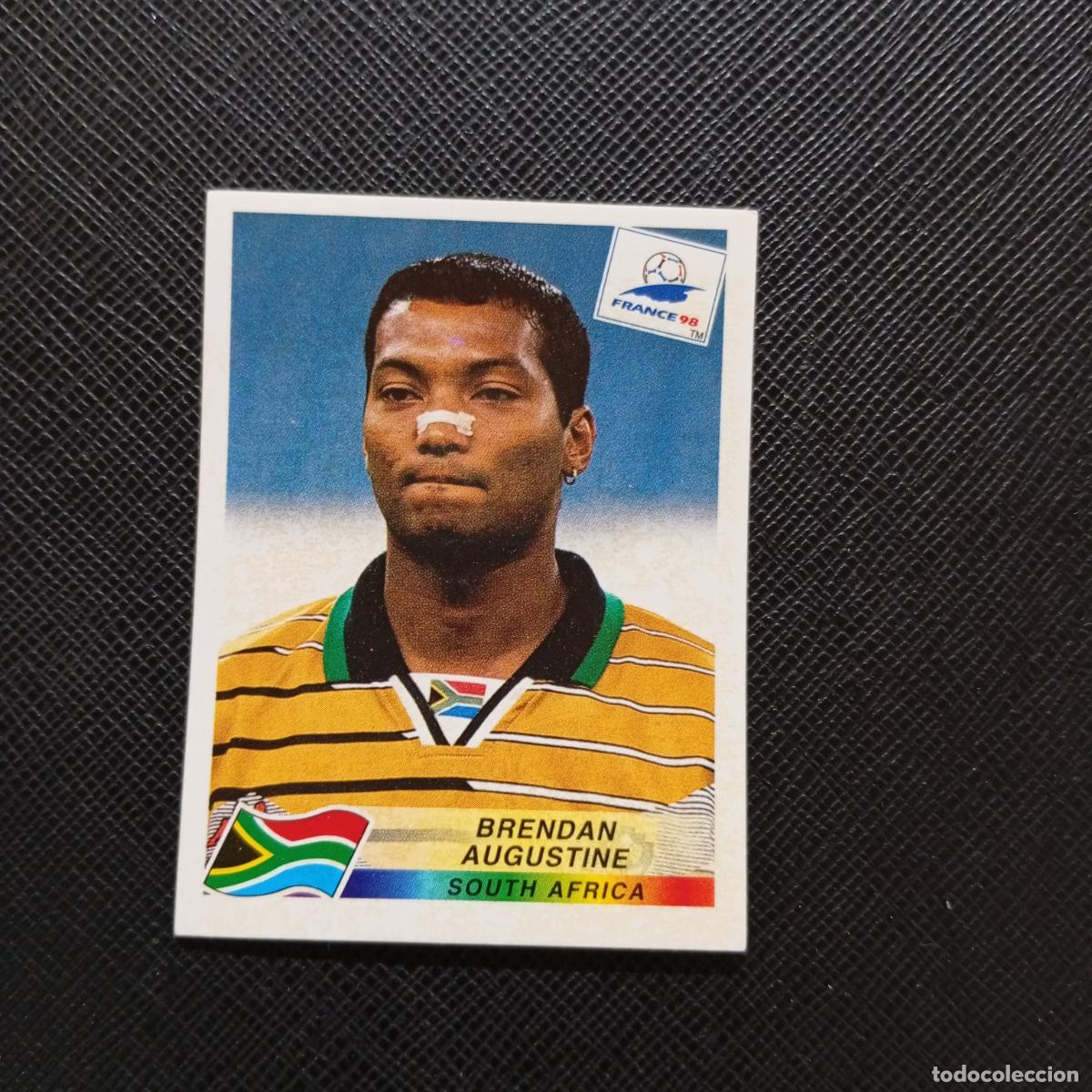 Cromos de f&uacute;tbol: 188 BREDAN AUGUSTINE SOUTH AFRICA PANINI 1998 MUNDIAL CROMO FUTBOL FRANCIA 98 SIN PEGAR - A22 PG505