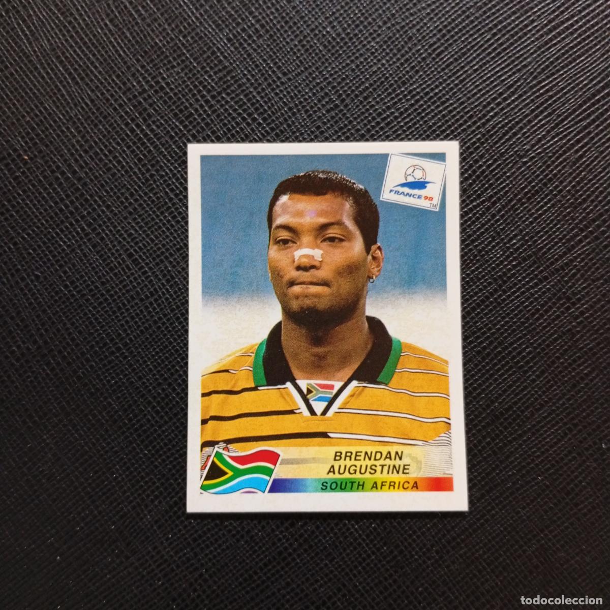 Cromos de f&uacute;tbol: 188 BREDAN AUGUSTINE SOUTH AFRICA PANINI 1998 MUNDIAL CROMO FUTBOL FRANCIA 98 SIN PEGAR - A22 PG505