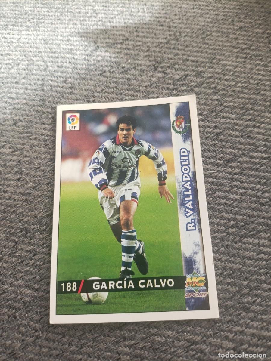 Cromos de f&uacute;tbol: Garc&iacute;a Calvo Valladolid Mundicromo 98/99