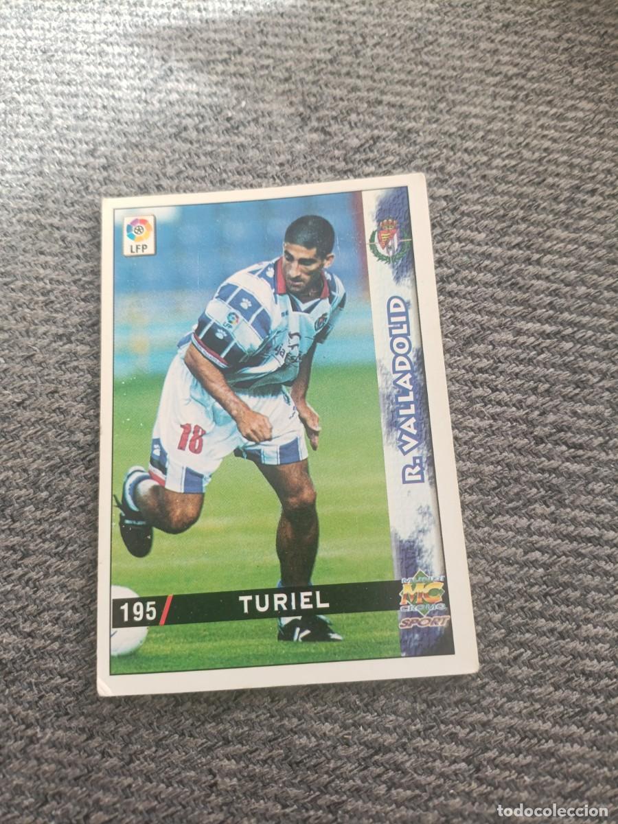 Cromos de f&uacute;tbol: Turiel Valladolid Mundicromo 98/99