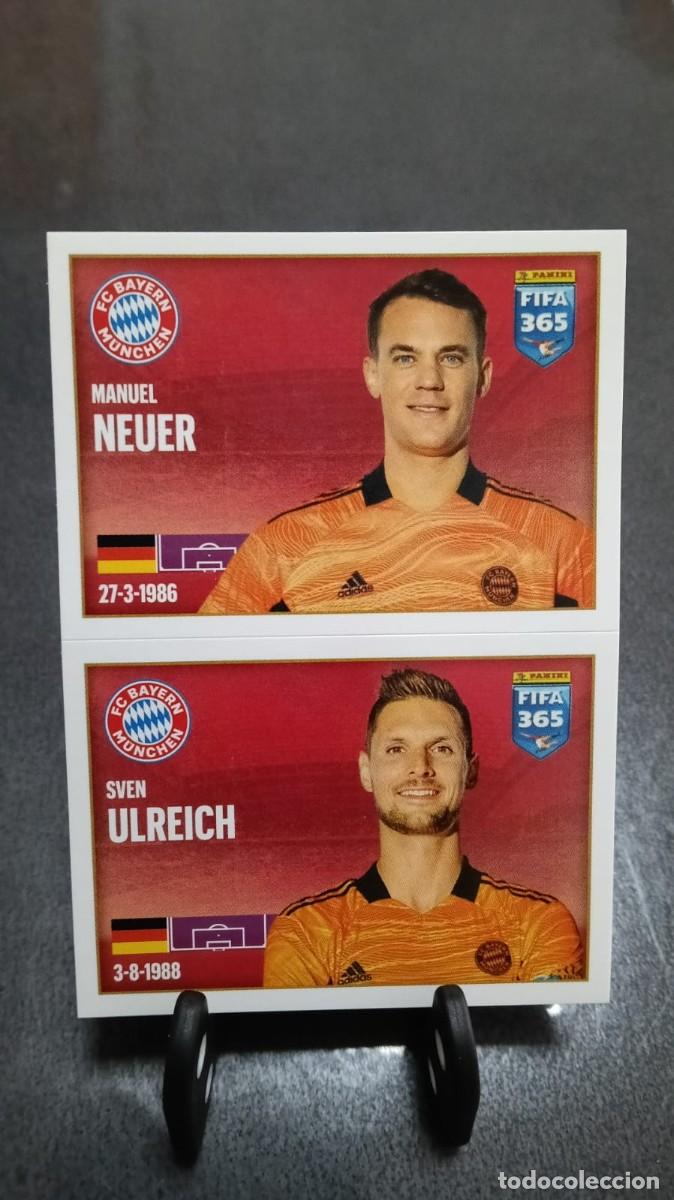 Cromos de f&uacute;tbol: Fifa 365 2021 2022 Neuer Ulreich 184 Bayern Munchen Sin Pegar