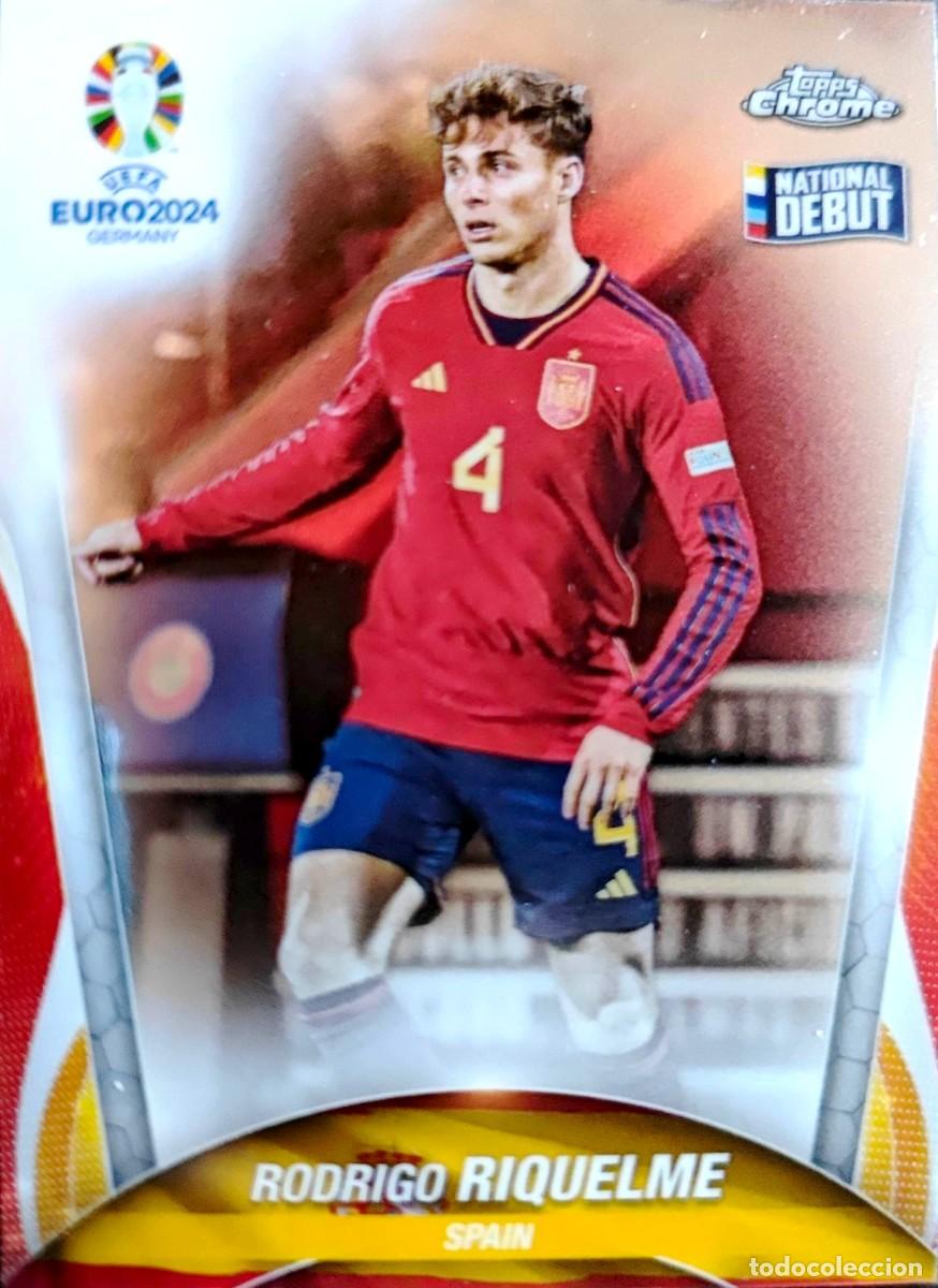 Cromos de f&uacute;tbol: 93 Rodrigo Riquelme - Espa&ntilde;a - Real Betis - NATIONAL DEBUT - TOPPS Chrome UEFA Euro 2024 Germany