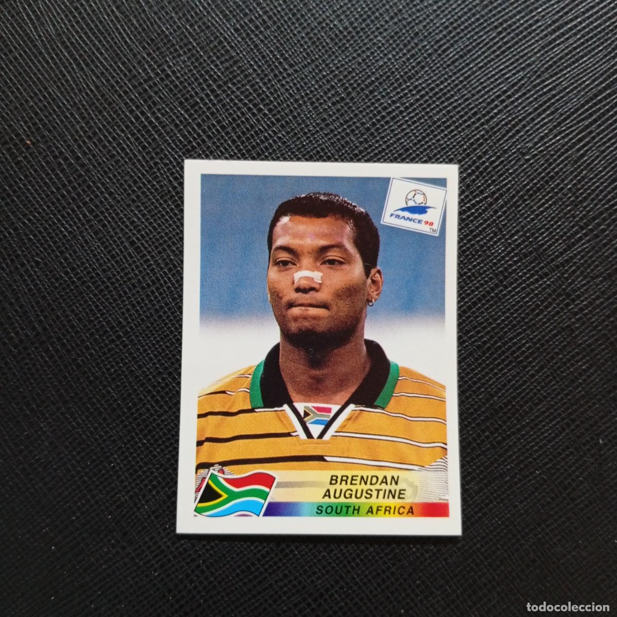 Cromos de f&uacute;tbol: 188 BREDAN AUGUSTINE SOUTH AFRICA PANINI 1998 MUNDIAL CROMO FUTBOL FRANCIA 98 SIN PEGAR - A22 PG514