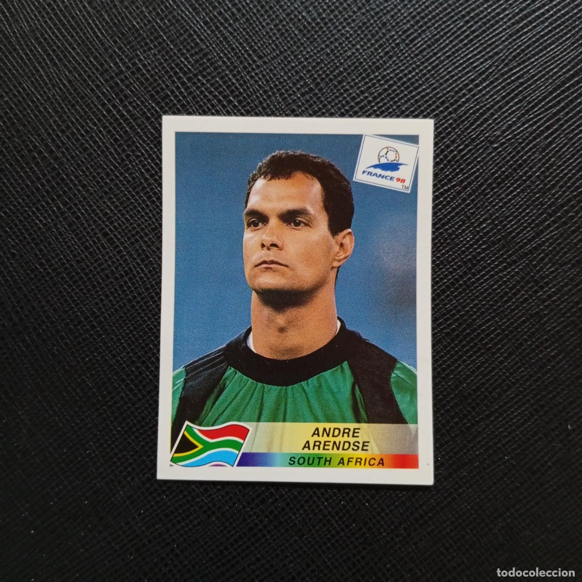 Cromos de Futebol: 191 ANDRE ARENDSE SOUTH AFRICA PANINI 1998 MUNDIAL CROMO FUTBOL FRANCIA 98 - SIN PEGAR - A22 PG514