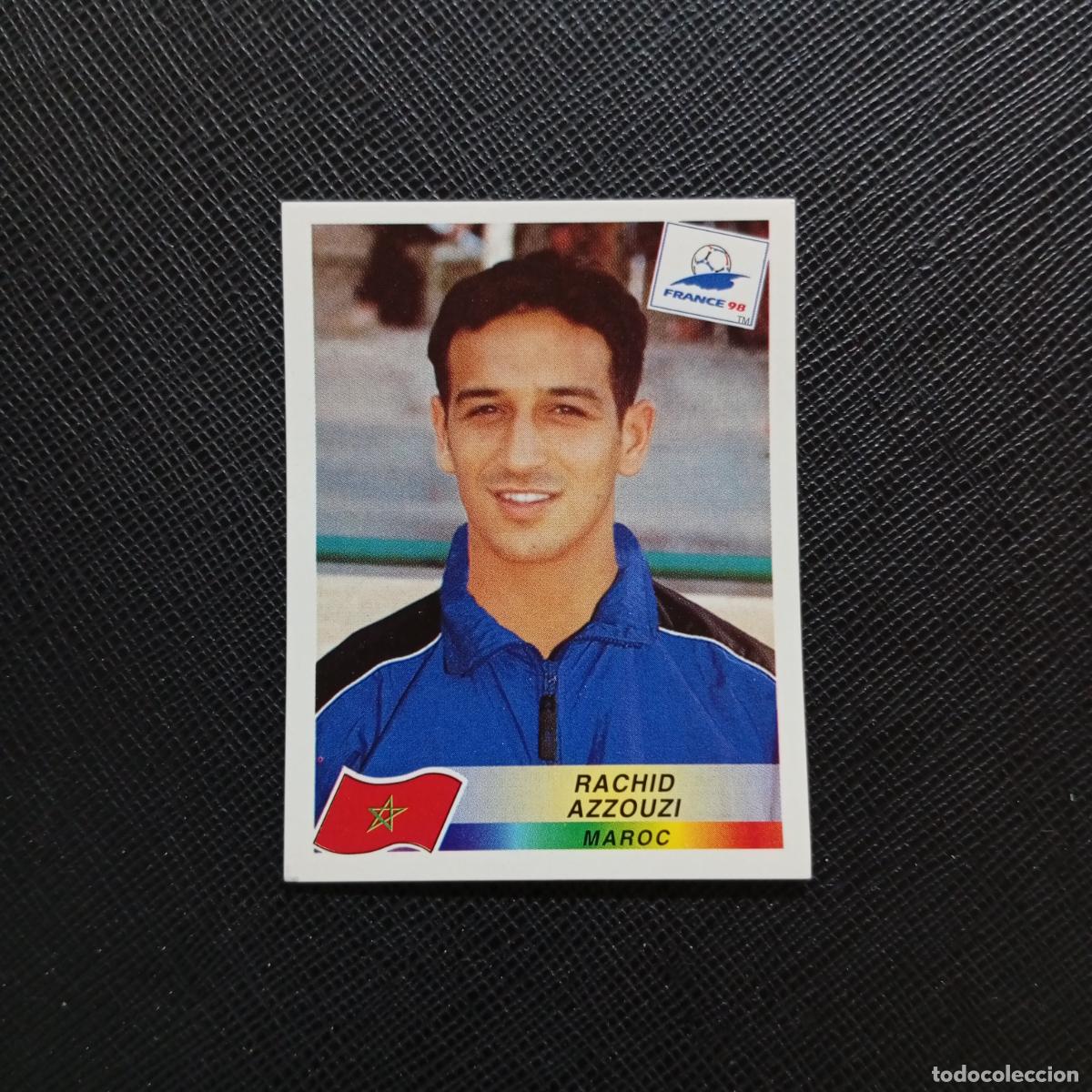 Fu&szlig;ball-Sticker: 61 RACHID AZZOUZI MARRUECOS PANINI 1998 MUNDIAL CROMO FUTBOL FRANCIA 98 - SIN PEGAR - A22 PG514