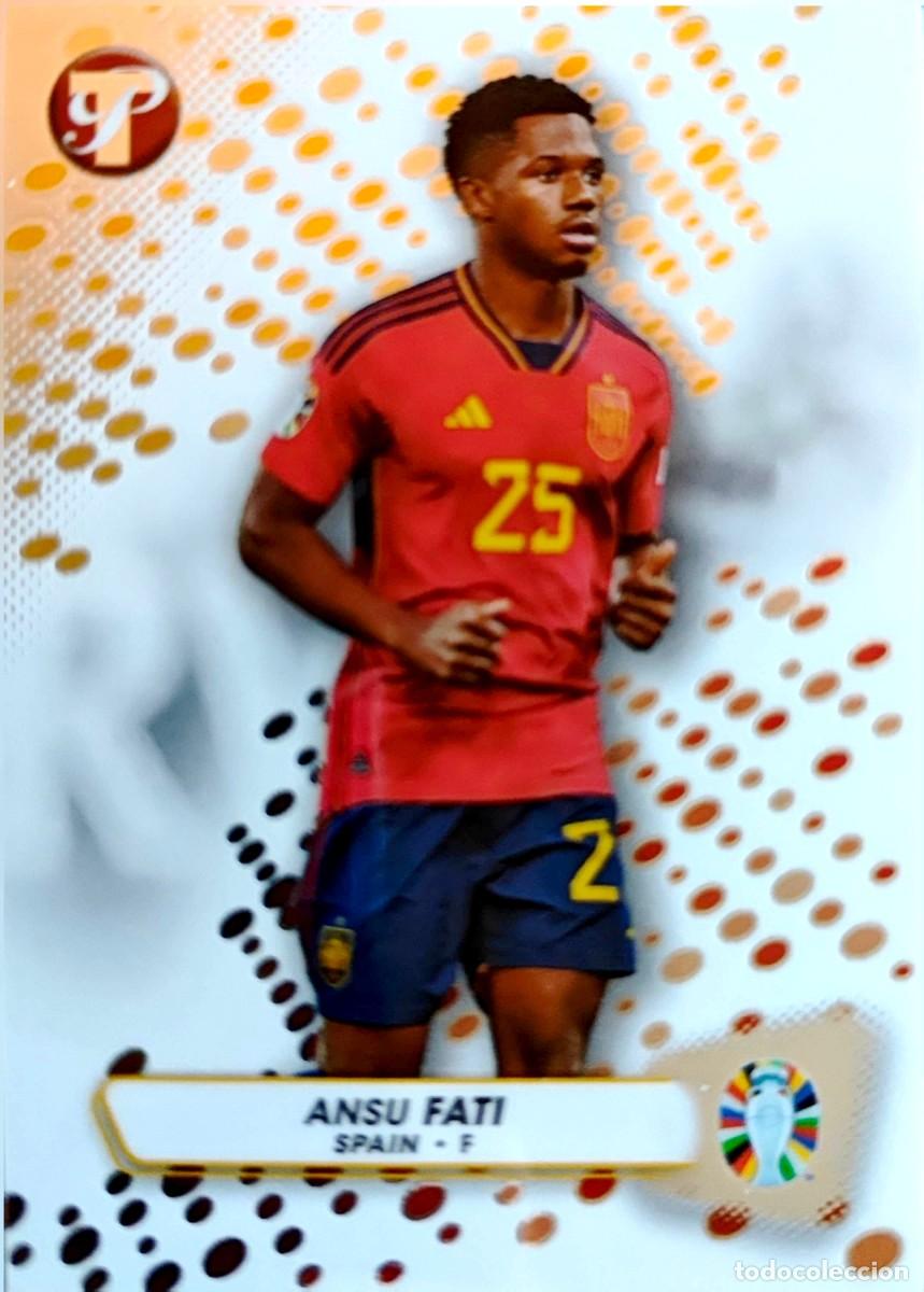 Figurine di Calcio: 162 Ansu Fati - Espa&ntilde;a - TOPPS PRISTINE 2023 Road to UEFA Euro 2024