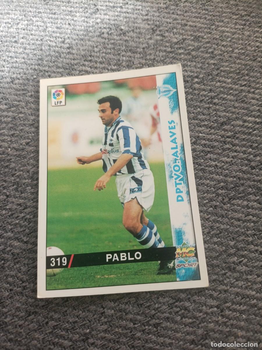Cromos de f&uacute;tbol: Pablo Alav&eacute;s mundicromo 98/99