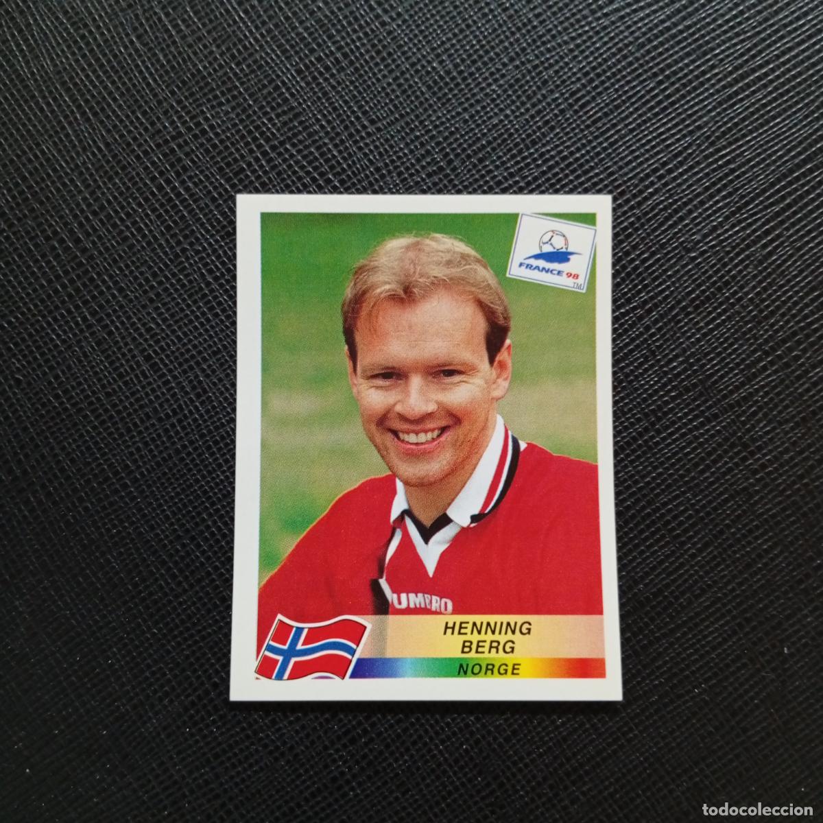 Cromos de f&uacute;tbol: 71 HENNING BERG NORUEGA PANINI 1998 MUNDIAL CROMO FUTBOL FRANCIA 98 - SIN PEGAR - A22 PG523