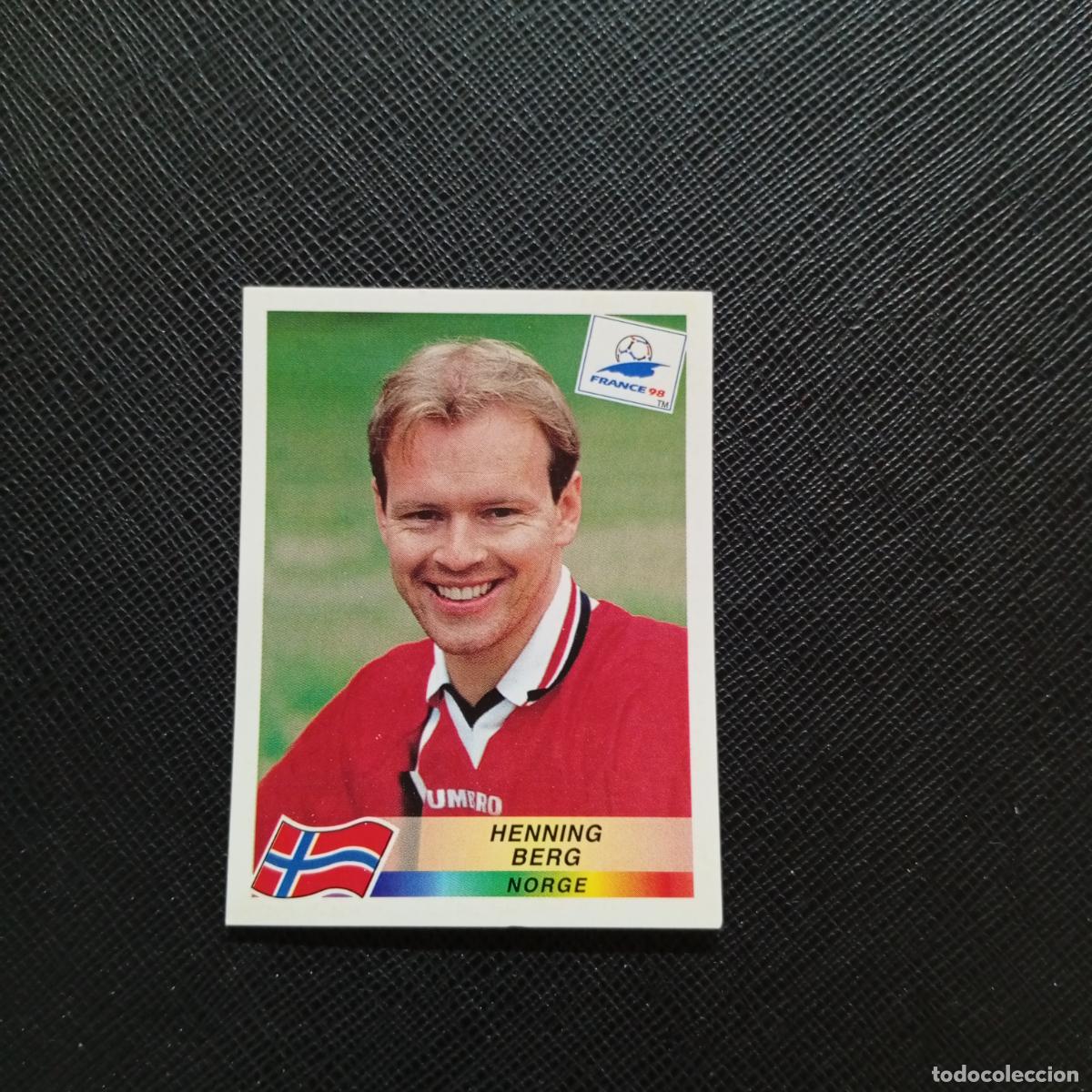 Cromos de f&uacute;tbol: 71 HENNING BERG NORUEGA PANINI 1998 MUNDIAL CROMO FUTBOL FRANCIA 98 - SIN PEGAR - A22 PG523 B