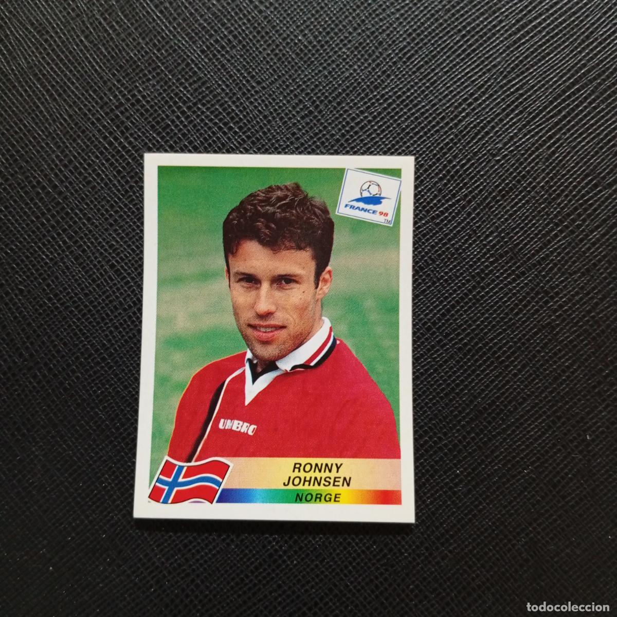 Cromos de f&uacute;tbol: 72 RONNY JOHNSEN NORUEGA PANINI 1998 MUNDIAL CROMO FUTBOL FRANCIA 98 - SIN PEGAR - A22 PG532