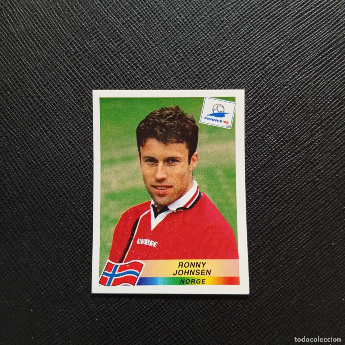 Cromos de f&uacute;tbol: 72 RONNY JOHNSEN NORUEGA PANINI 1998 MUNDIAL CROMO FUTBOL FRANCIA 98 - SIN PEGAR - A22 PG532 B
