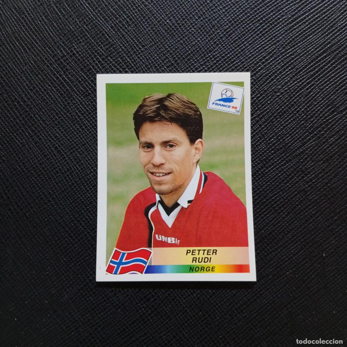 Cromos de f&uacute;tbol: 77 PETTER RUDI NORUEGA PANINI 1998 MUNDIAL CROMO FUTBOL FRANCIA 98 - SIN PEGAR - A22 PG532