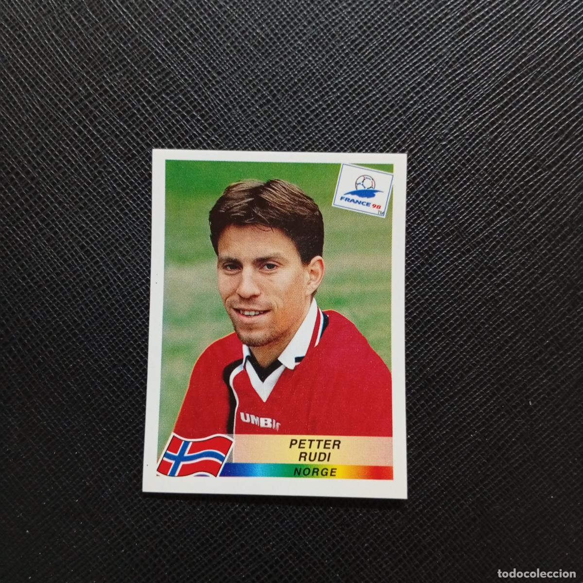 Cromos de f&uacute;tbol: 77 PETTER RUDI NORUEGA PANINI 1998 MUNDIAL CROMO FUTBOL FRANCIA 98 - SIN PEGAR - A22 PG532 B