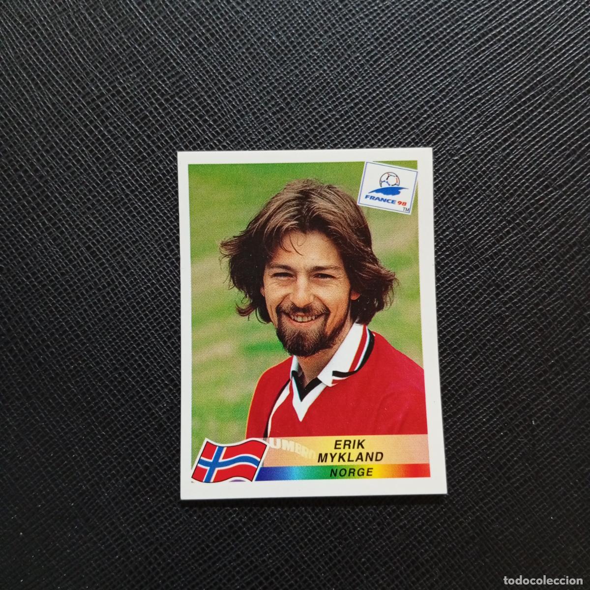 Cromos de f&uacute;tbol: 78 ERIK MYKLAND NORUEGA PANINI 1998 MUNDIAL CROMO FUTBOL FRANCIA 98 - SIN PEGAR - A22 PG532 B