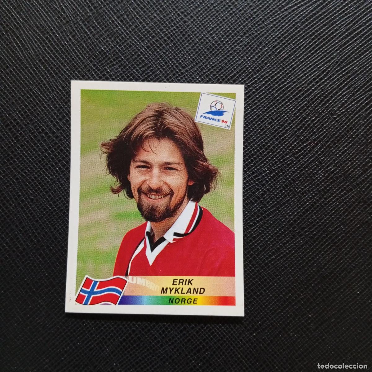 Cromos de f&uacute;tbol: 78 ERIK MYKLAND NORUEGA PANINI 1998 MUNDIAL CROMO FUTBOL FRANCIA 98 - SIN PEGAR - A22 PG532