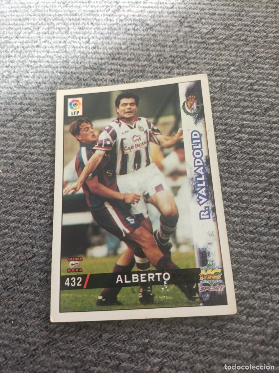 Cromos de f&uacute;tbol: Alberto Valladolid Mundicromo 98/99