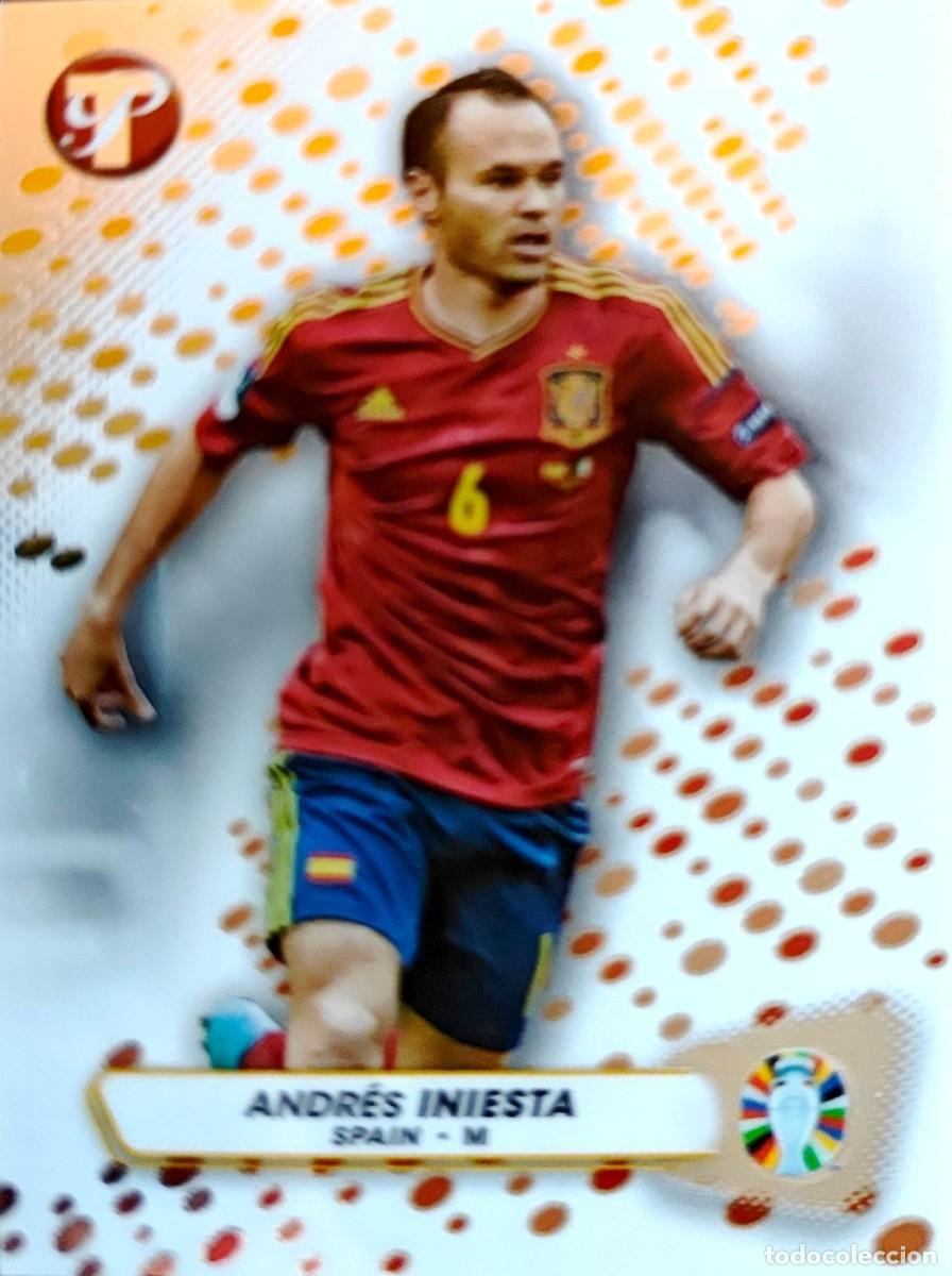 Cromos de f&uacute;tbol: 170 Andres Iniesta - Espa&ntilde;a - FC Barcelona - TOPPS PRISTINE 2023 Road to UEFA Euro 2024
