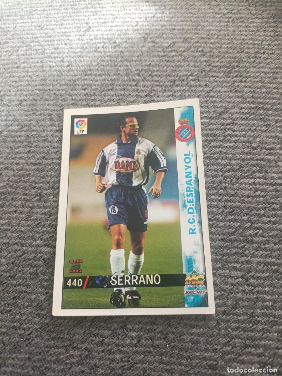 Cromos de f&uacute;tbol: Serrano Espa&ntilde;o mundicromo 98/99