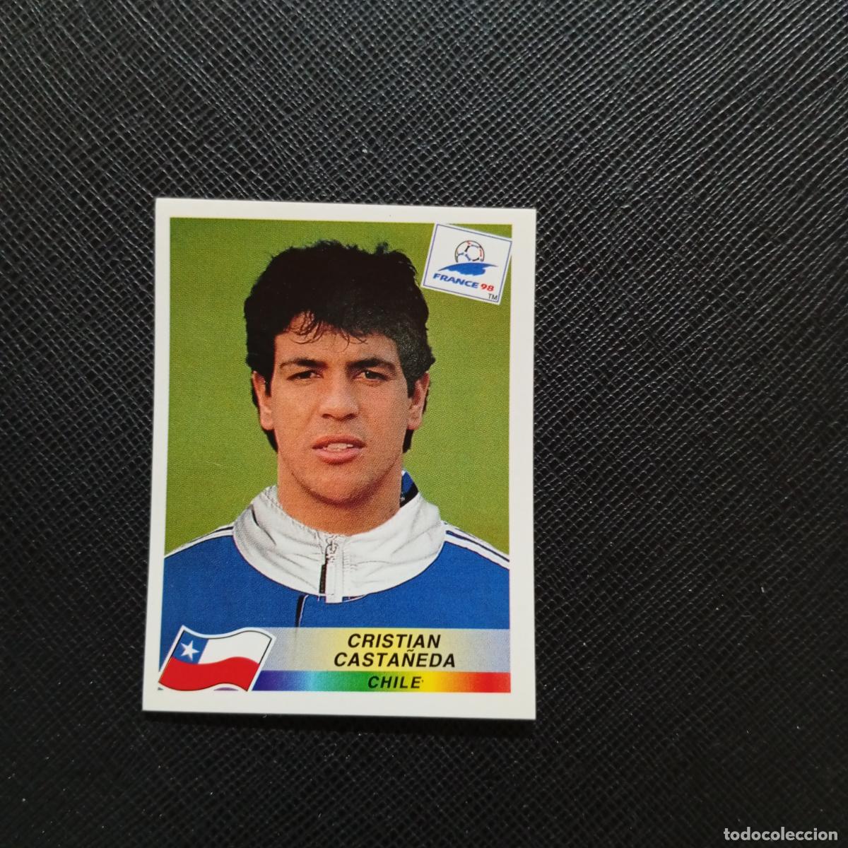 Cromos de f&uacute;tbol: 105 CRISTIAN CASTA&Ntilde;EDA CHILE PANINI 1998 MUNDIAL CROMO FUTBOL FRANCIA 98 - SIN PEGAR - A26 PG2