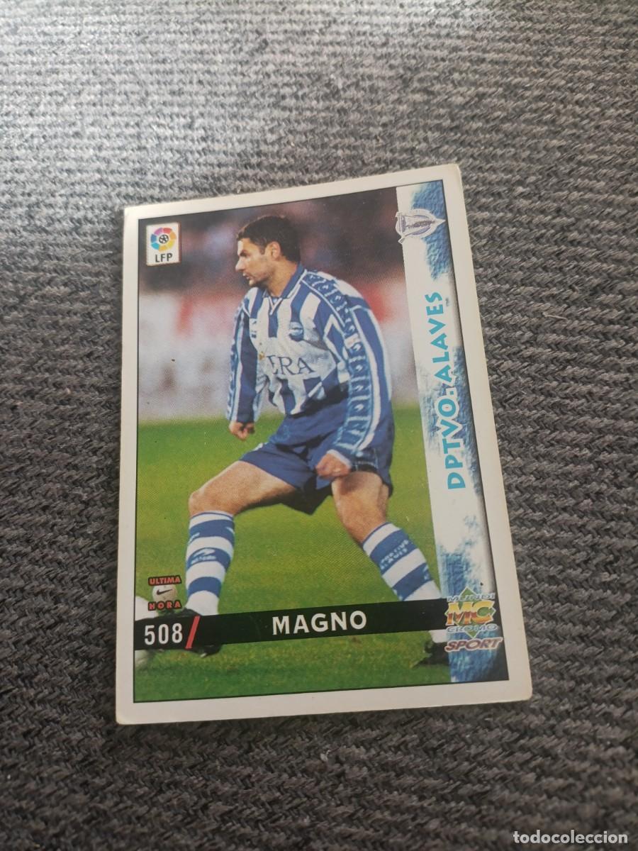 Cromos de f&uacute;tbol: Magno Alav&eacute;s mundicromo 98/99