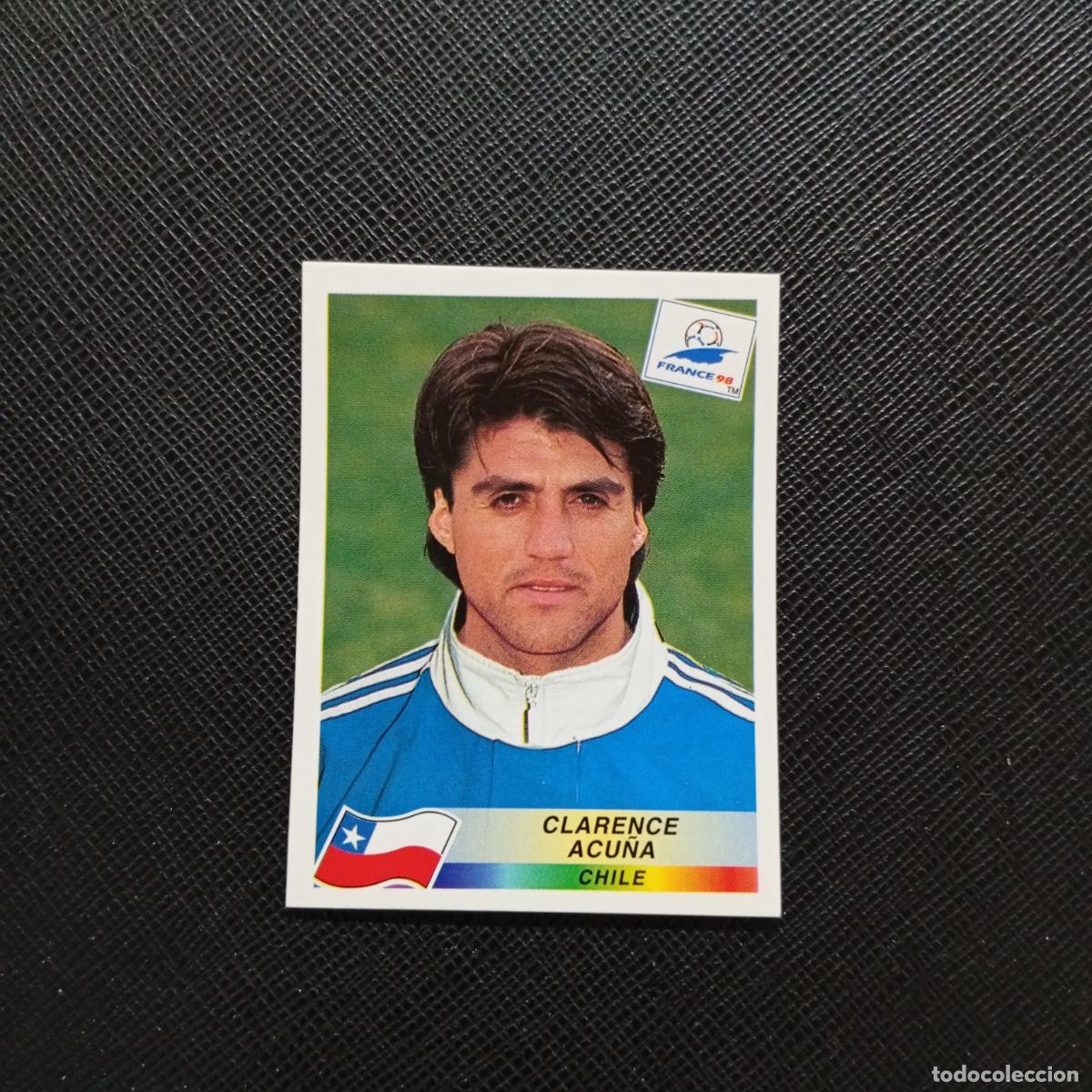 Football Stickers: 113 CLARENCE ACU&Ntilde;A CHILE PANINI 1998 MUNDIAL CROMO FUTBOL FRANCIA 98 - SIN PEGAR - A26 PG7