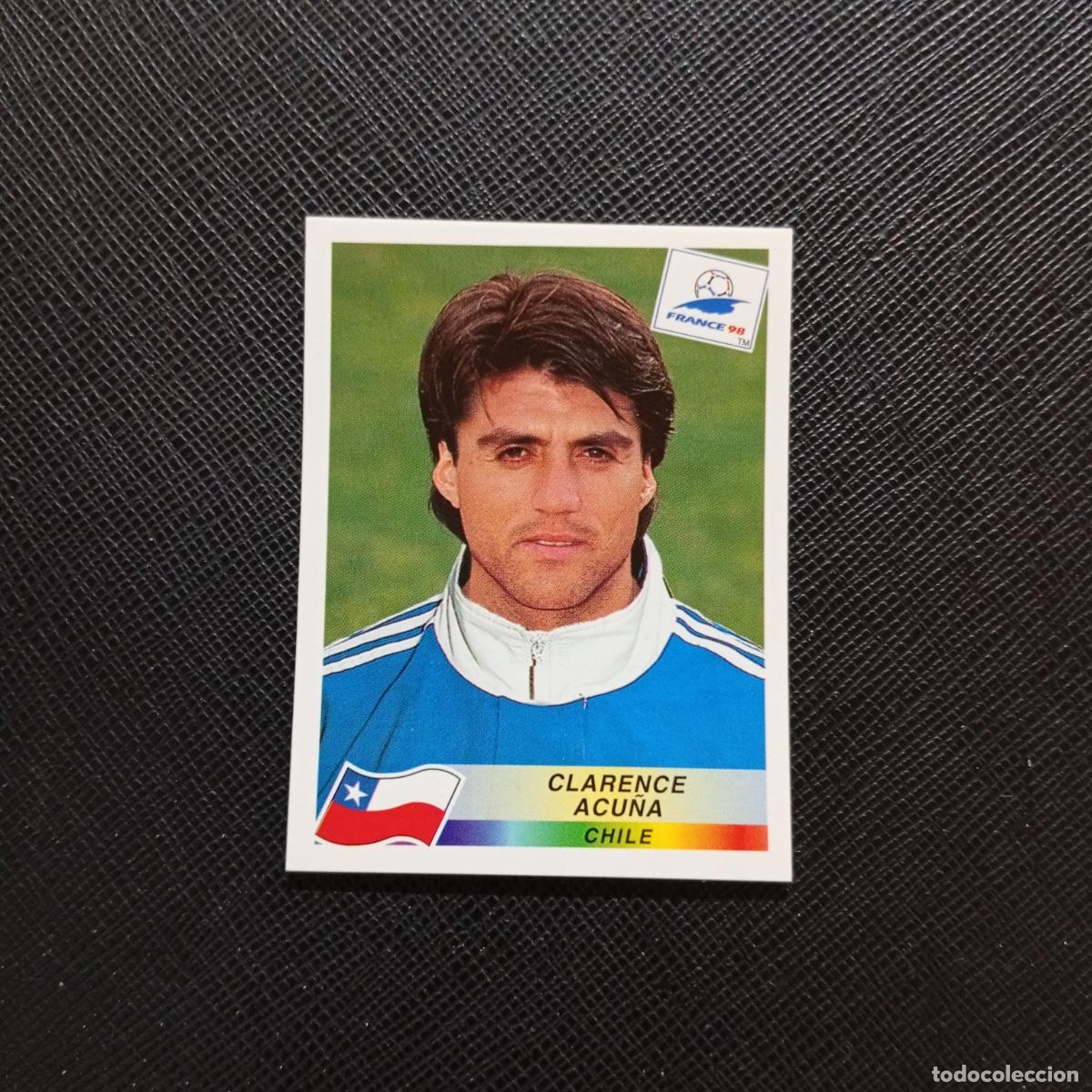 Cromos de f&uacute;tbol: 113 CLARENCE ACU&Ntilde;A CHILE PANINI 1998 MUNDIAL CROMO FUTBOL FRANCIA 98 - SIN PEGAR - A26 PG6