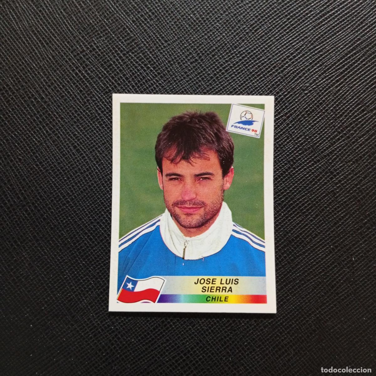 Cromos de f&uacute;tbol: 114 JOSE LUIS SIERRA CHILE PANINI 1998 MUNDIAL CROMO FUTBOL FRANCIA 98 - SIN PEGAR - A26 PG6