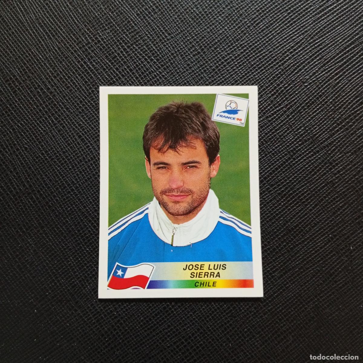 Cromos de f&uacute;tbol: 114 JOSE LUIS SIERRA CHILE PANINI 1998 MUNDIAL CROMO FUTBOL FRANCIA 98 - SIN PEGAR - A26 PG6 B